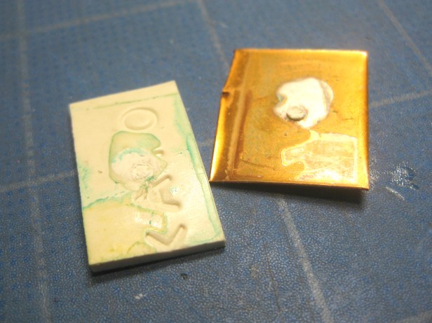 2A - 3 polymer rivet broken off