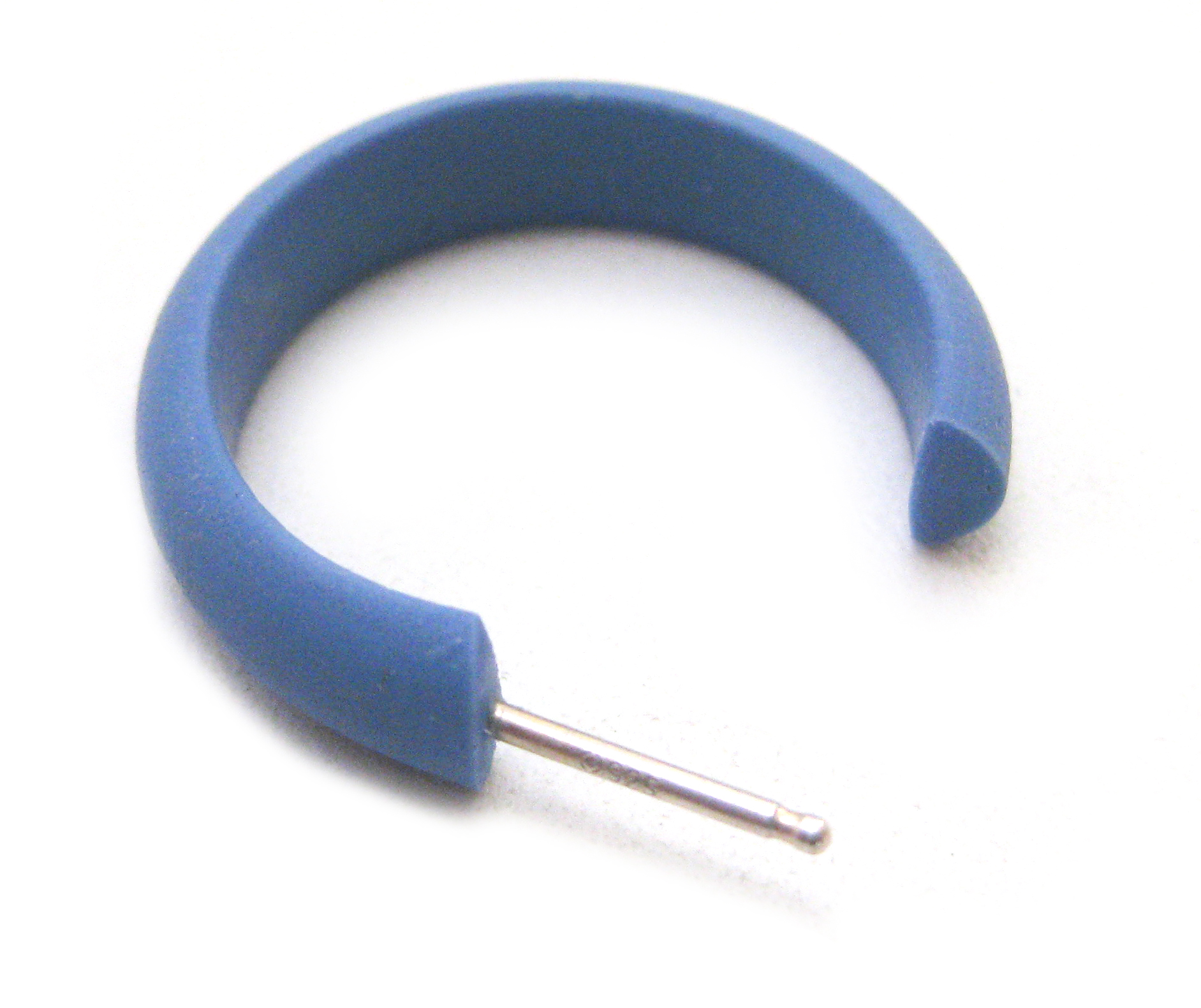 Embedding metal posts in polymer clay hoop earrings – Polymer Clay Journey